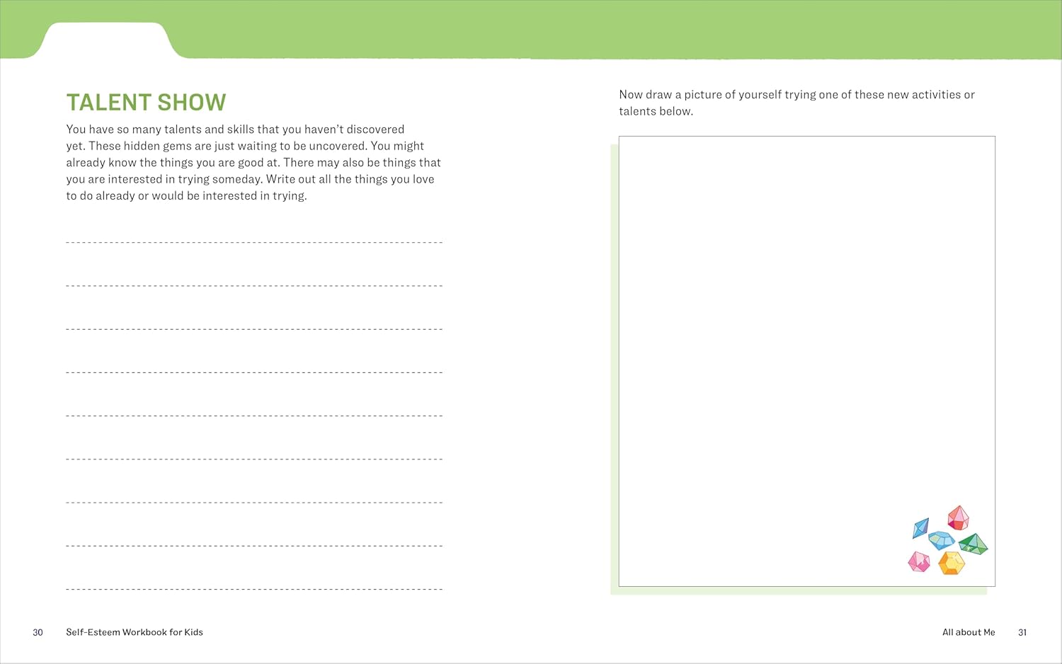 Self-Esteem Workbook for Kids: 40 Fun Activities to Feel Great about Yourself (Health and Wellness Workbooks for Kids)