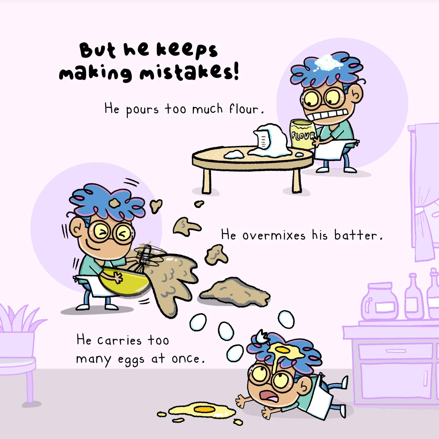 The Boy Who Makes A Million Mistakes: A Story About Growth Mindset for Kids to Boost Confidence, Self-Esteem and Resilience (A Million Mistakes Series)